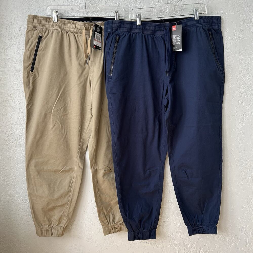 Under Armour Joggers Mens 3XL Pant Bundle Big Tall Athletic Tapered Casual NWT